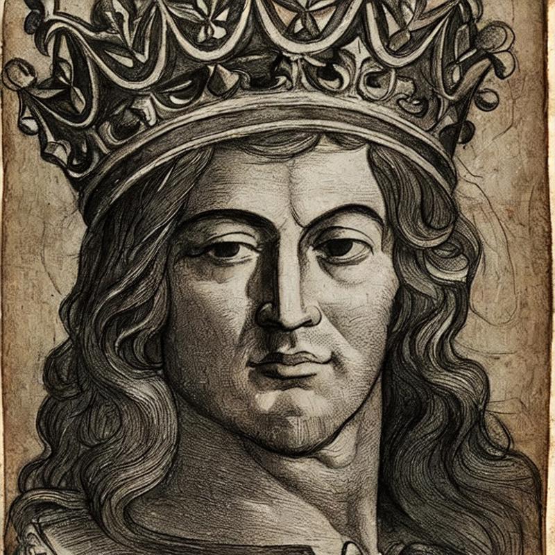 00214-a medieval drawing of a king wearing a.jpg